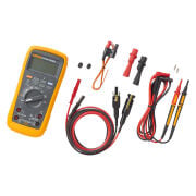 Fluke 87VMAX-PVLEAD1 - Fluke 87V MAX DMM and PVLEAD1 MC4 Test Leads Bundle