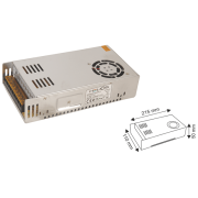 Helios 350W 12V 29A Metal Kasa Adaptör