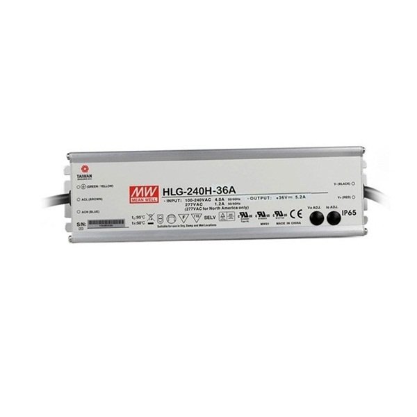 HLG-240H-36A 240W 36V/6.7A Sabit Voltaj Led Sürücü