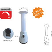Helios 54 Ledli Şarj Edilebilir Işıldak