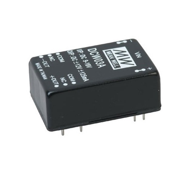 DCW03A-15 3W Regüleli İki Çıkış DC-DC Converter