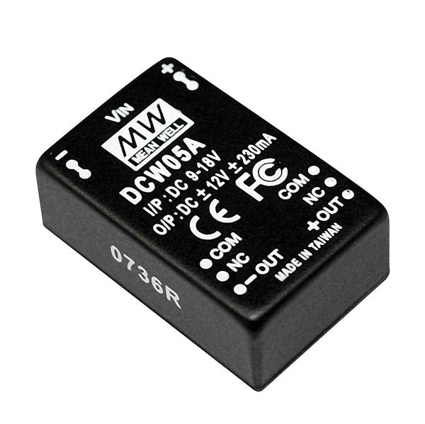 DCW05A-05 5W Regüleli İki Çıkış DC-DC Converter