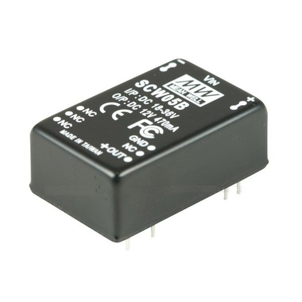 DCW05B-05 5W Regüleli İki Çıkış DC-DC Converter