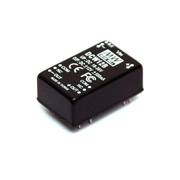 DCW12B-15 12W Regüleli İki Çıkış DC-DC Converter