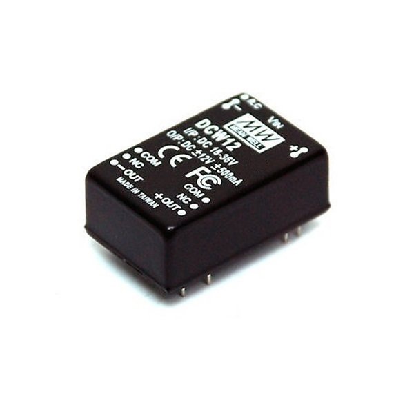 DCW12C-15 12W Regüleli İki Çıkış DC-DC Converter