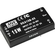 SKA-15B-05 15W Regüleli Tek Çıkış DC-DC Converter