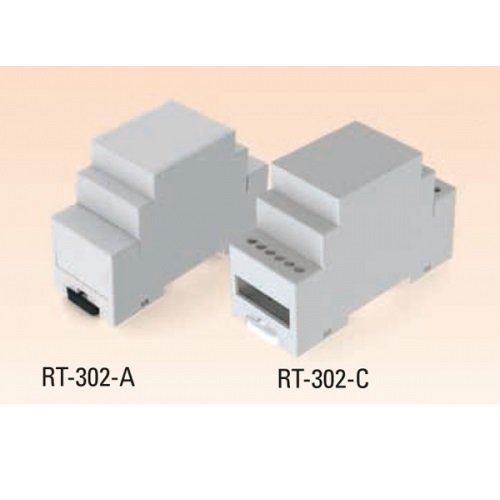 RT-302-E 36,7x90,3x60 mm (Soket Terminali İçin) Ray Tipi Kutu