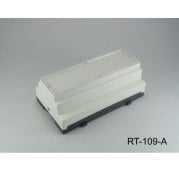 RT-109-A 159x87x60 mm (Klemens Çıkışı Kapalı) Ray Tipi Kutu