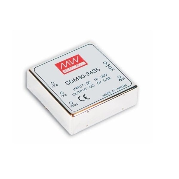 SDM30-24S5 30W Tek Çıkış DC-DC Converter