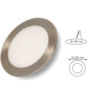 15W Beyaz Sıva Altı Saten Panel Led Armatür