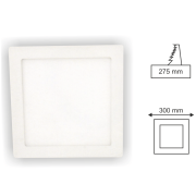 24W Beyaz Sıva Altı Kare Panel Led Armatür