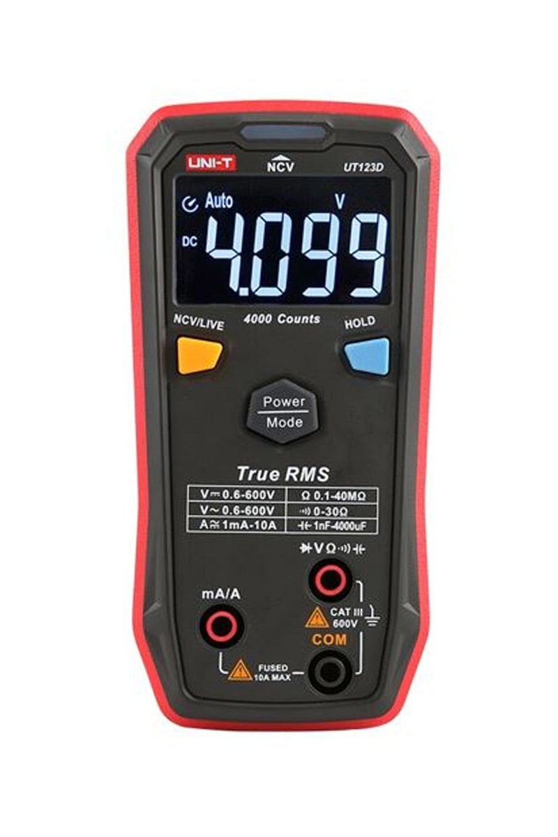 UNIT UT123D Otomatik Kademe Akıllı Dijital Multimetre