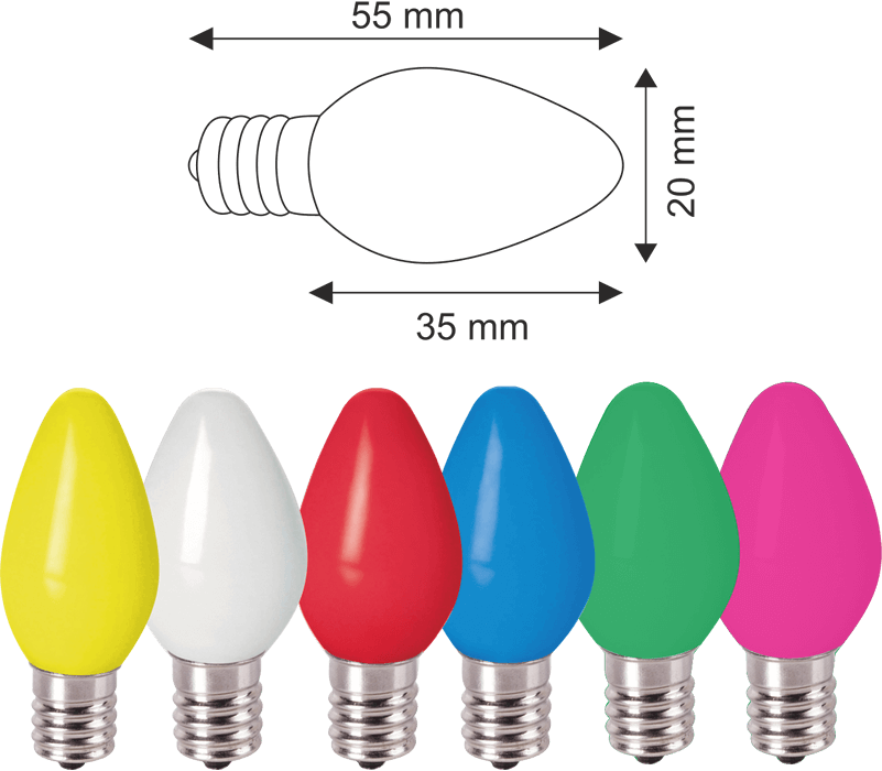 0.5W Pembe Gece Lambası Ampul