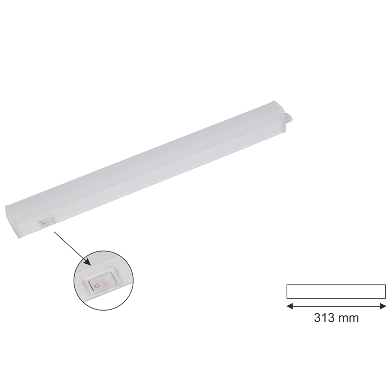 6W Beyaz Anahtarlı Ledli Bant Armatür