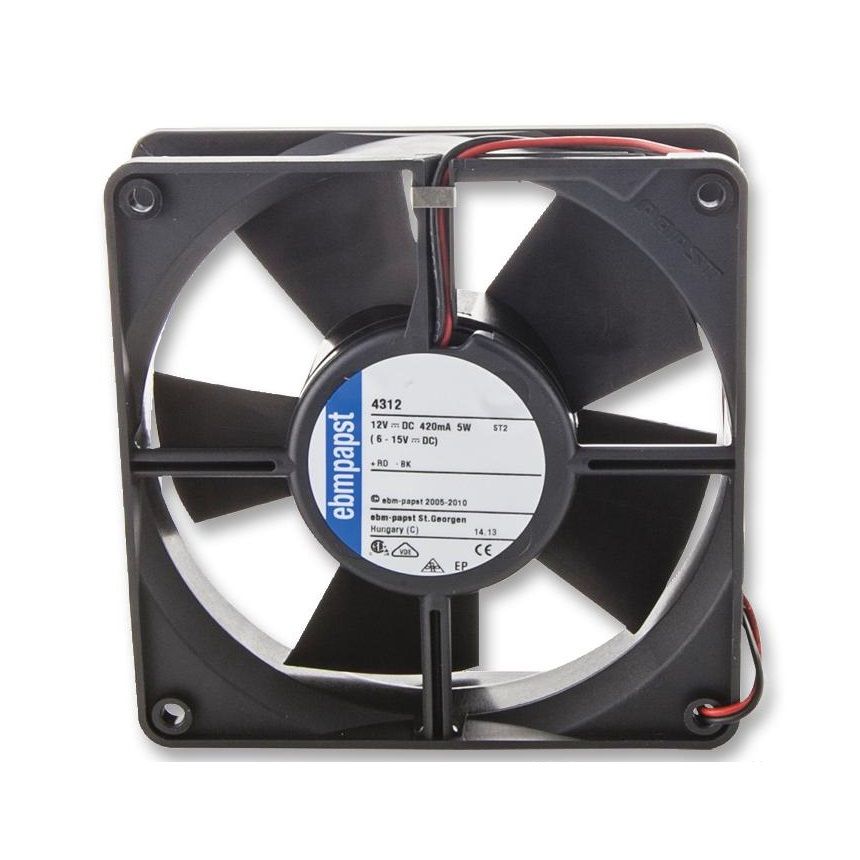 EbmPapst 4312 119x119x32mm 12VDC Fan