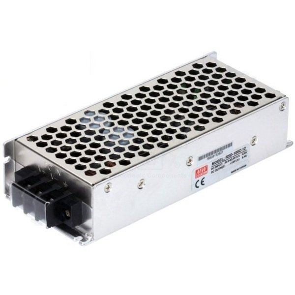 RSD-100C-12 100W Railway Tek Çıkış DC-DC Converter