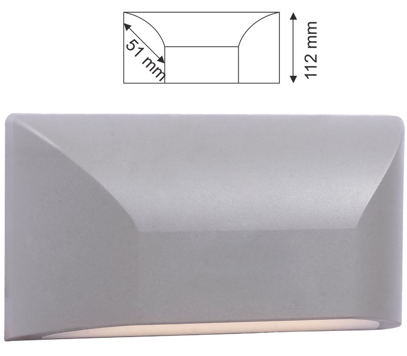 6W Günışığı Led Duvar Aydınlatmaları