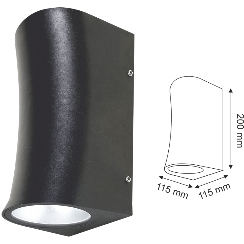 12W Günışığı Led Duvar Aydınlatmaları 2