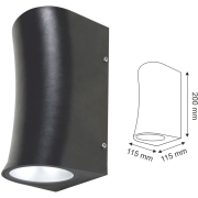 12W Günışığı Led Duvar Aydınlatmaları 2