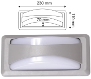 12W Günışığı Led Duvar Aydınlatmaları 5