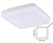 25W Günışığı Kare Beyaz Kasa Led Aydınlatmaları