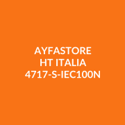HT Italia 4717-S-IEC100N - BLACK retractable test lead with banana and 110cm cable