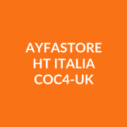 HT Italia COC4-UK - Kit including 4 alligator clips (black/red/blue/green)