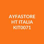 HT Italia KIT0071 - Carrying case containing 3 banana-banana cables, 3 alligator clips and 2 earth rods