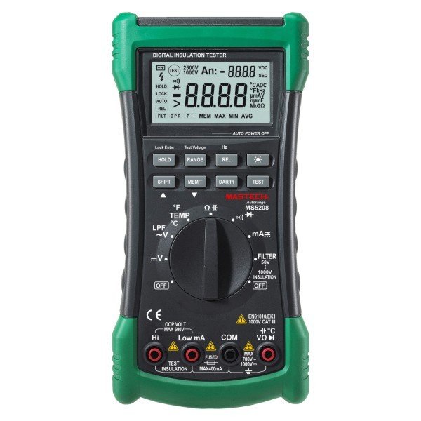 MASTECH MS5208 Dijital İzolasyon Multimetre