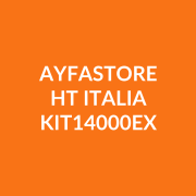 HT Italia KIT14000EX - Kit including 3 high voltage banana to alligator clip cables (black/red/red), 2 high voltage banana to test lead cables (red/red) - 3.0m long