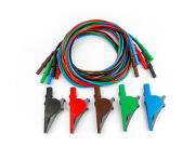 HT Italia KITGSC5 - Kit including 5 cables (black/blue/red/green/brown), 5 alligator clips (black/blue/red/green/brown)