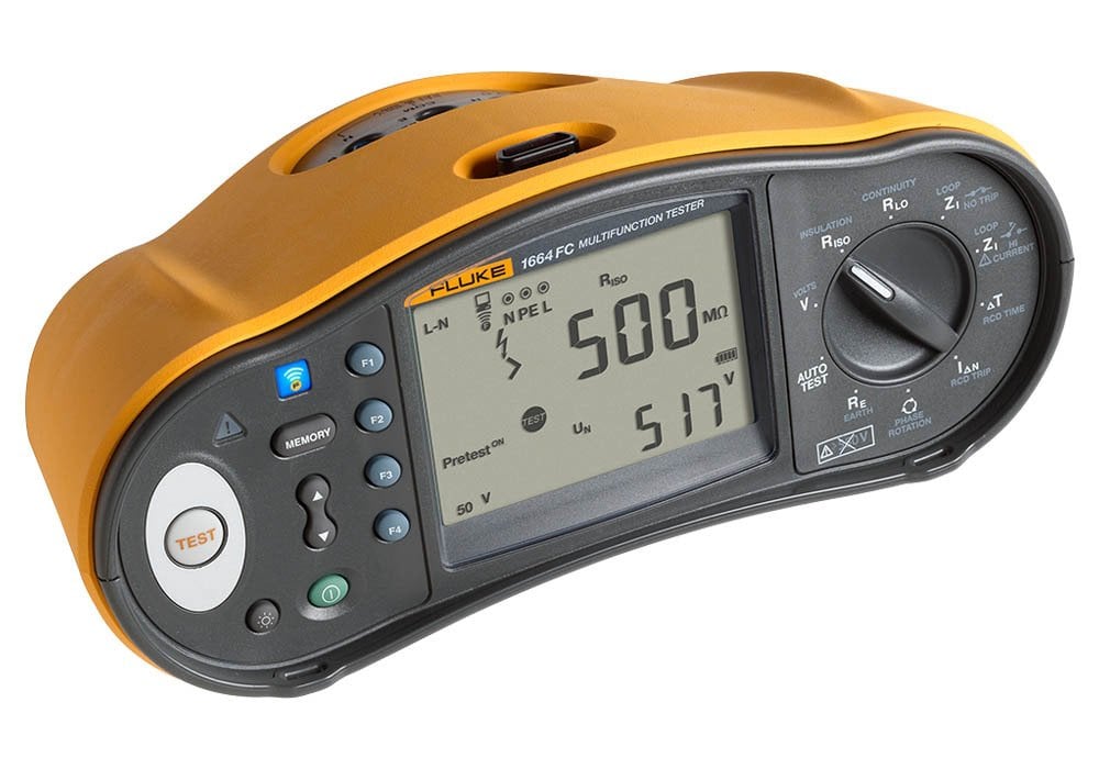 Fluke 1664FC SCH Çok Fonksiyonlu Elektriksel Tesisat Test Cihazı