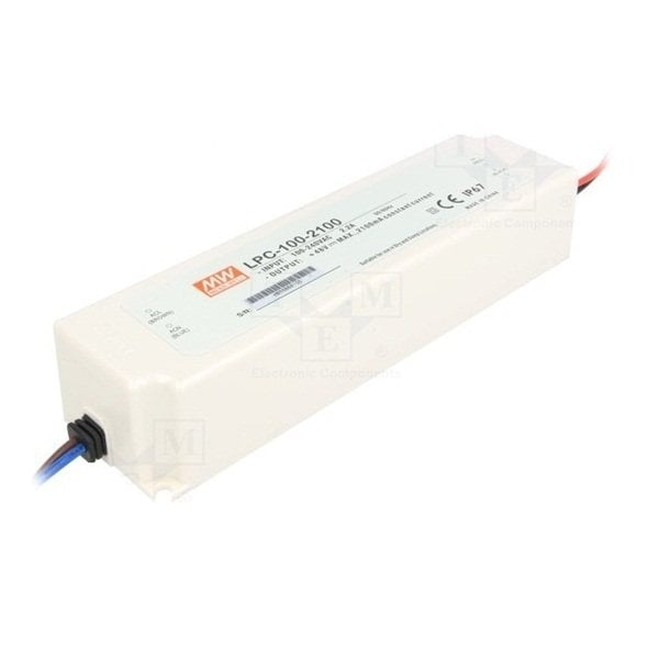 LPC-100-2100 100W 24~48V/2100mA Sabit Akım Led Sürücü
