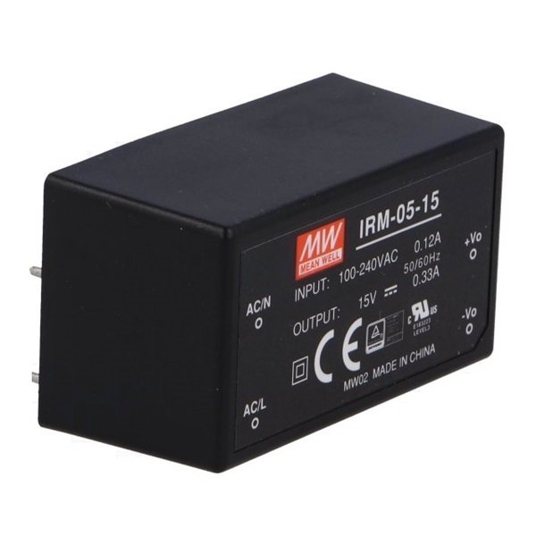 IRM-05-15 5W 15VDC/0.33Amp Power Modül Serisi
