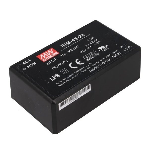 IRM-45-24 45W 24VDC/1.9Amp Power Modül Serisi