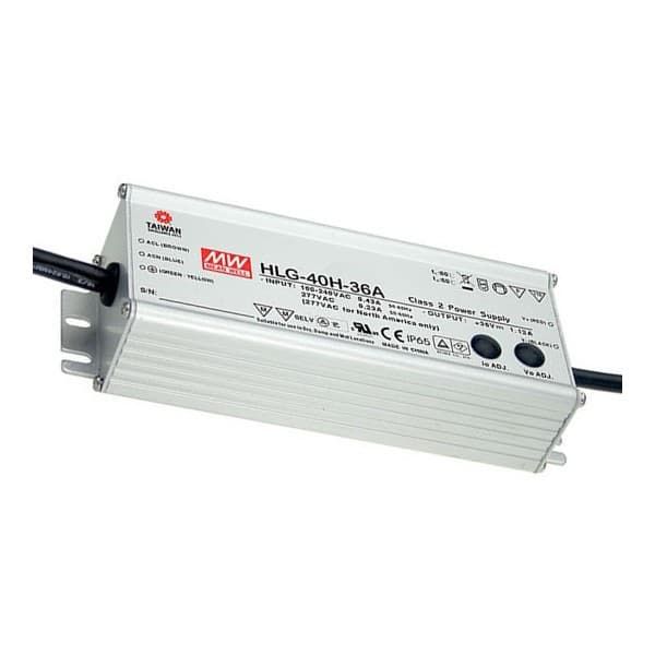 HLG-40H-36A 40W 36V/1.12A Sabit Voltaj Led Sürücü